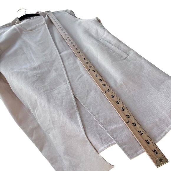 EILEEN FISHER Organic Cotton Funnel-Neck Jacket Size M - Picture 4 of 9